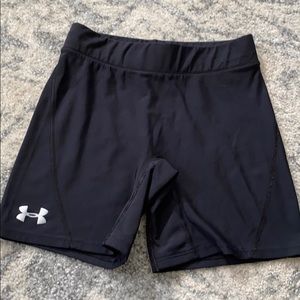 UNDER ARMOUR Black biker shorts bike spandex XS